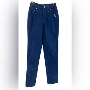 Authentic Roughrider Womens Blue Jeans, High Waisted Straight Leg Pants)